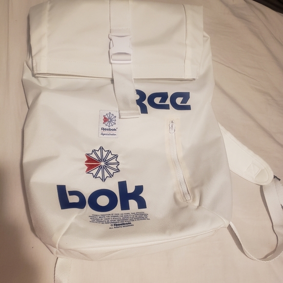 White Reebok Backpack - Picture 1 of 5